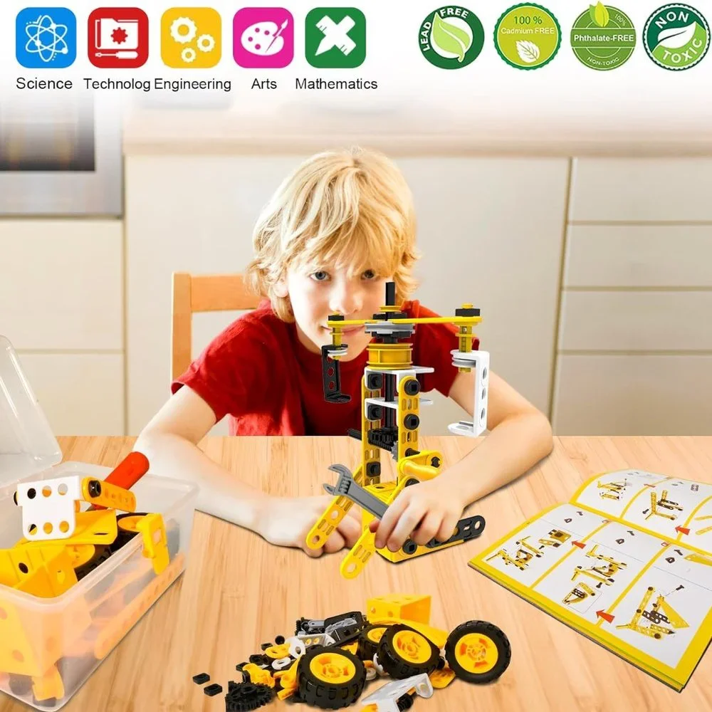 Educational Building Toys STEM , 10 in 1 Construction Blocks  8 9 10+ Years‎ Old